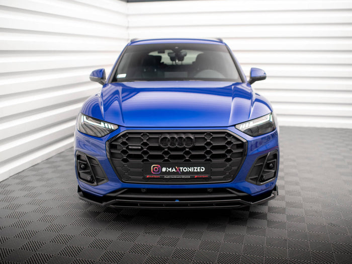 Audi SQ5 / Q5 S-Line SUV / Sportback Mk2 Facelift Front Splitter V.1 - Maxton Design