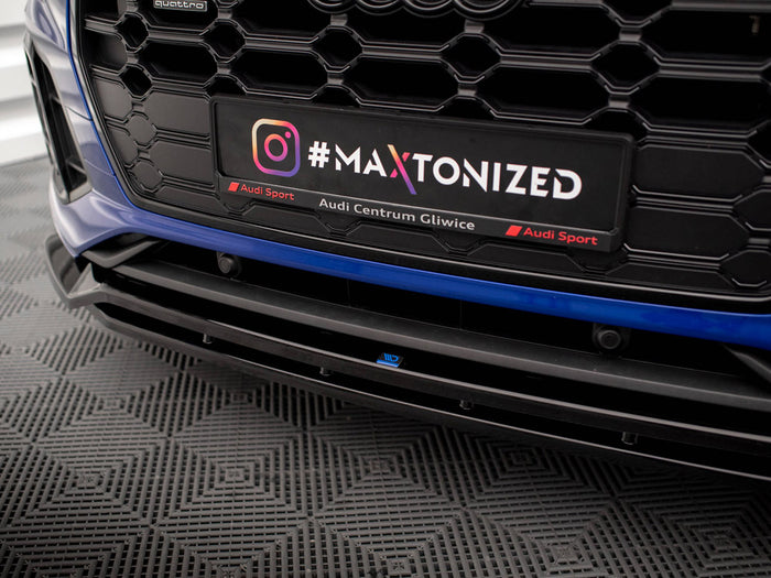 Audi SQ5 / Q5 S-Line SUV / Sportback Mk2 Facelift Front Splitter V.1 - Maxton Design