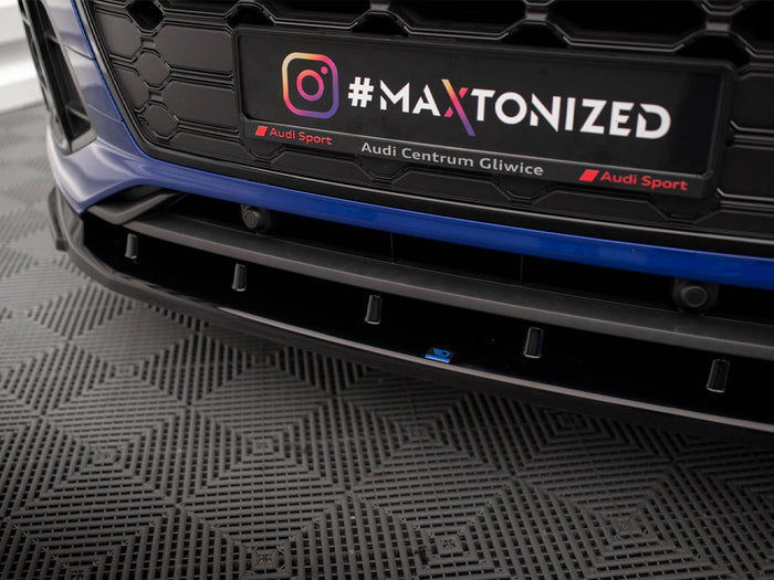 Audi SQ5 / Q5 S-Line SUV / Sportback Mk2 Facelift Front Splitter V.2 - Maxton Design