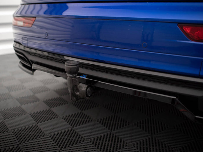 Audi Q5 S-Line SUV Mk2 Facelift Central Rear Splitter (Vertical Bars) - Maxton Design