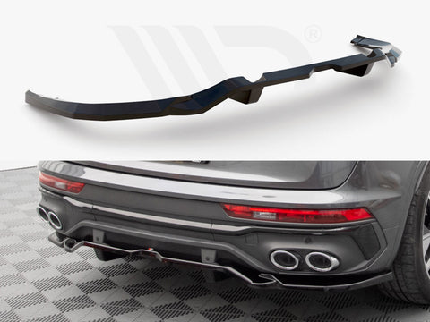 Audi SQ5 / Q5 S-Line Sportback Mk2 Facelift Rear Splitter (Vertical Bars) - Maxton Design