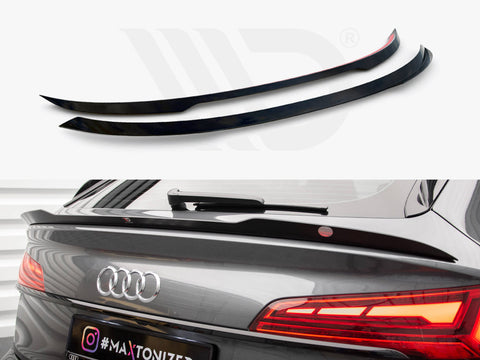 Audi SQ5 / Q5 S-Line Sportback Mk2 Facelift Lower Spoiler CAP - Maxton Design