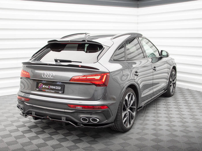 Audi SQ5 / Q5 S-Line Sportback Mk2 Facelift Lower Spoiler CAP - Maxton Design