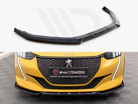 Maxton Design - FRONT SPLITTER V.1 PEUGEOT 208 GT MK2