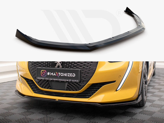 Peugeot 208 GT Mk2 Front Splitter V.2 - Maxton Design