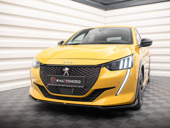 Peugeot 208 GT Mk2 Front Splitter V.2 - Maxton Design