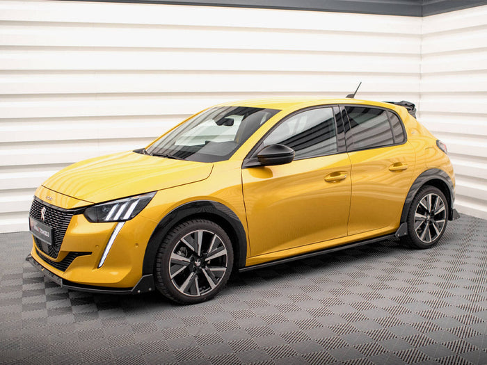 Maxton Design - SIDE SKIRTS DIFFUSERS + FLAPS PEUGEOT 208 GT MK2