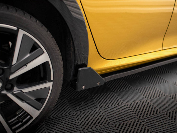Maxton Design - SIDE SKIRTS DIFFUSERS + FLAPS PEUGEOT 208 GT MK2