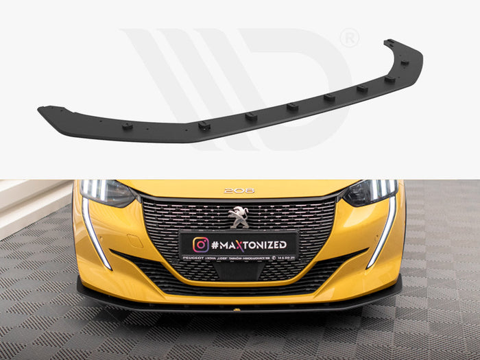 Maxton Design - STREET PRO FRONT SPLITTER PEUGEOT 208 GT MK2