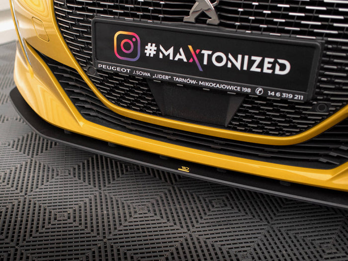 Maxton Design - STREET PRO FRONT SPLITTER PEUGEOT 208 GT MK2