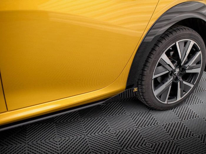 Maxton Design - STREET PRO SIDE SKIRTS DIFFUSERS + FLAPS PEUGEOT 208 GT MK2