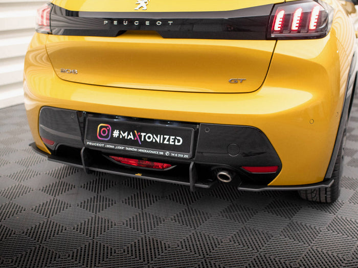 Maxton Design - STREET PRO REAR VALANCE PEUGEOT 208 GT MK2