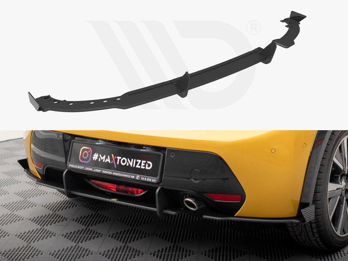 Maxton Design - STREET PRO REAR VALANCE + FLAPS PEUGEOT 208 GT MK2