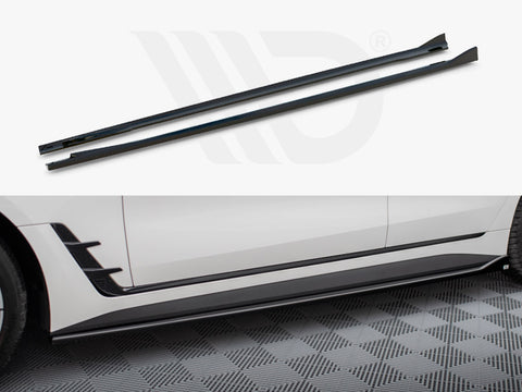 BMW i4 M-Pack G26 Side Skirts Diffusers V.1 - Maxton Design