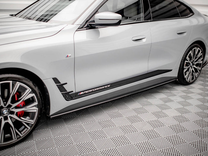 BMW i4 M-Pack G26 Side Skirts Diffusers V.2 - Maxton Design
