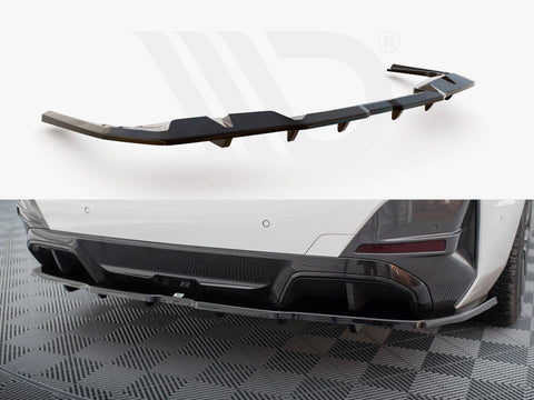 BMW i4 M-Pack G26 Central Rear Splitter (Vertical Bars) V.1 - Maxton Design