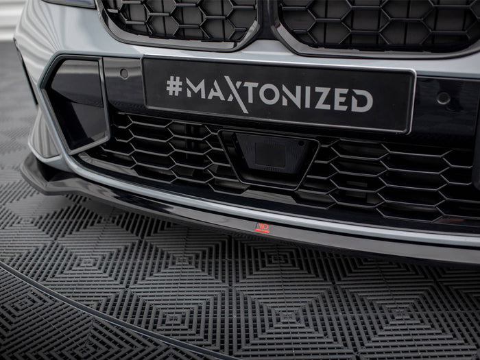 BMW 3 M340i / M-Pack G20 / G20 Facelift Front Splitter V.2 - Maxton Design