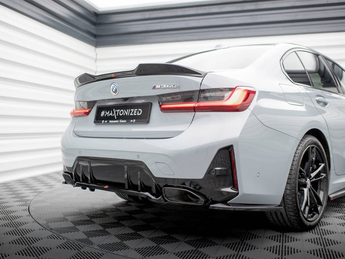 BMW M340i G20 / G21 Facelift Central Rear Splitter (Vertical Bars) V.1 - Maxton Design