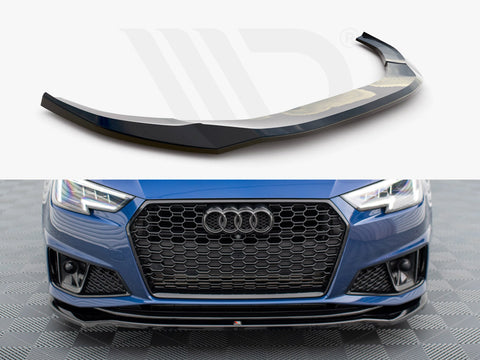 Audi A4 Competition B9 Front Splitter V.2 - Maxton Design