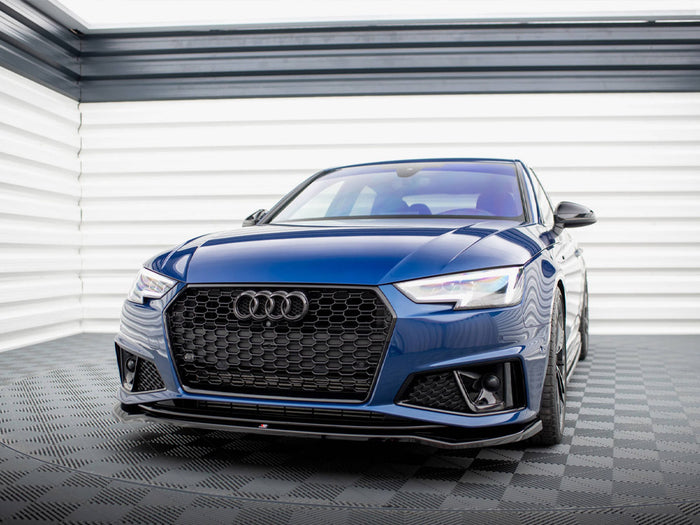 Audi A4 Competition B9 Front Splitter V.2 - Maxton Design