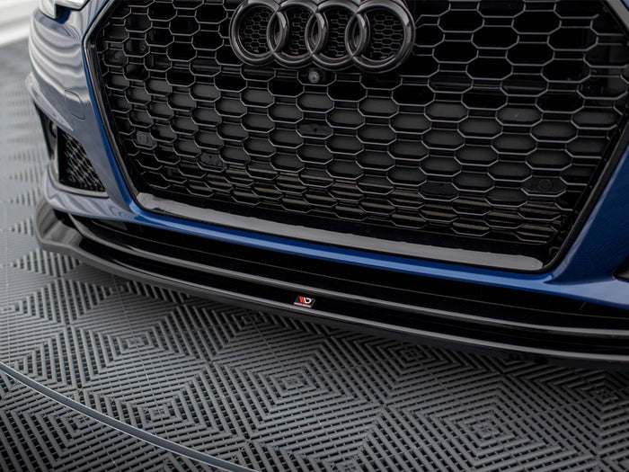 Audi A4 Competition B9 Front Splitter V.2 - Maxton Design
