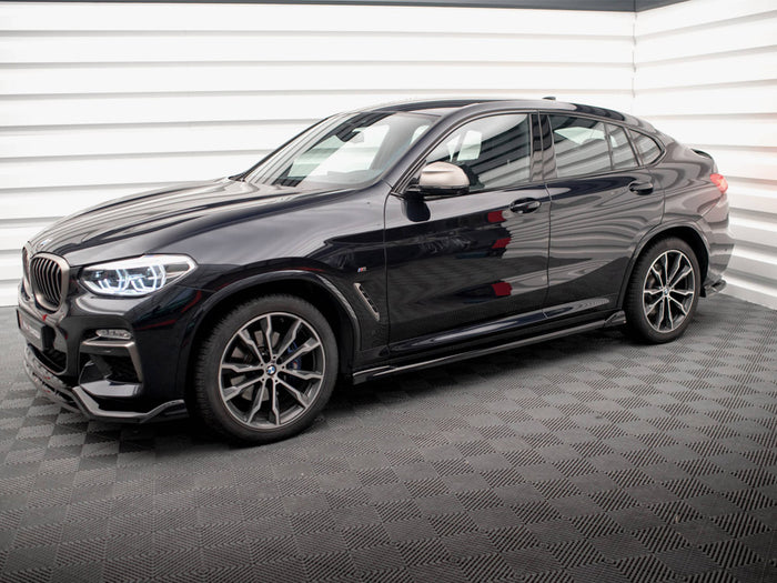 BMW X4 M-Pack G02 Side Skirts Diffusers V.2 - Maxton Design