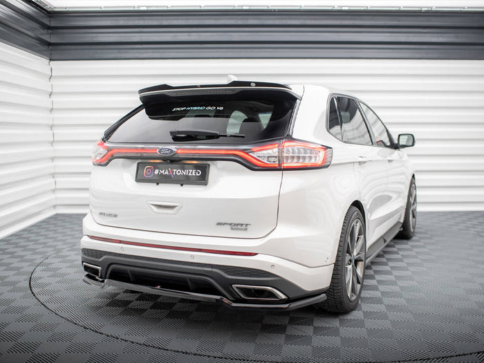 Ford Edge Sport Mk2 Central Rear Splitter (Vertical Bars) - Maxton Design
