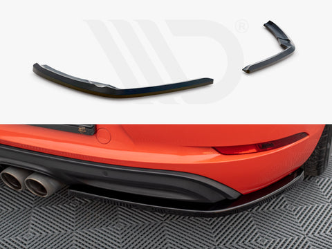 Porsche 718 Cayman 982c Rear Side Splitters - Maxton Design