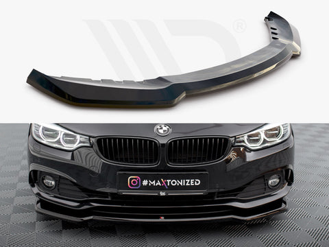 BMW 4 Coupe / Gran Coupe / Cabrio F32 / F36 / F33 Front Splitter V.1 - Maxton Design