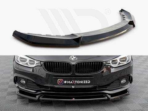 BMW 4 Coupe / Gran Coupe / Cabrio F32 / F36 / F33 Front Splitter V.2 - Maxton Design