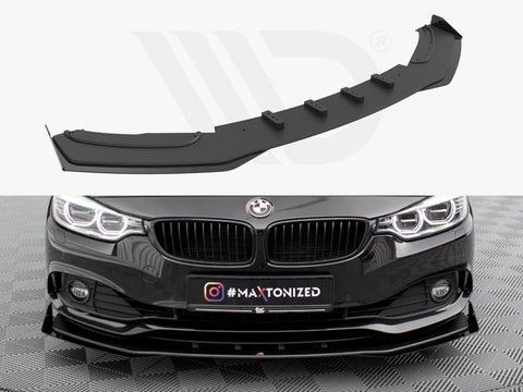 Maxton Design - STREET PRO FRONT SPLITTER + FLAPS BMW 4 GRAN COUPE F36