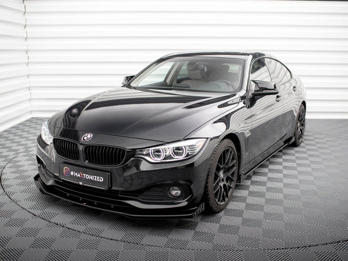 Maxton Design - STREET PRO FRONT SPLITTER + FLAPS BMW 4 GRAN COUPE F36