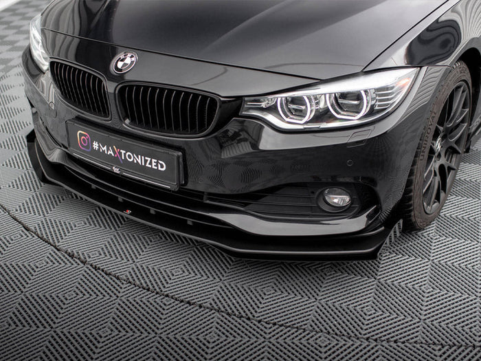 Maxton Design - STREET PRO FRONT SPLITTER + FLAPS BMW 4 GRAN COUPE F36