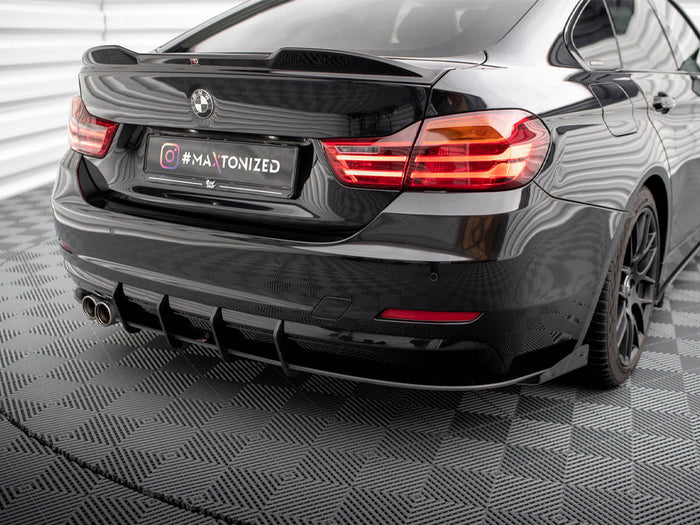 Maxton Design - STREET PRO REAR DIFFUSER + FLAPS BMW 4 GRAN COUPE F36