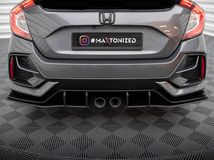 Maxton Design - STREET PRO REAR DIFFUSER HONDA CIVIC SPORT MK 10 Facelift
