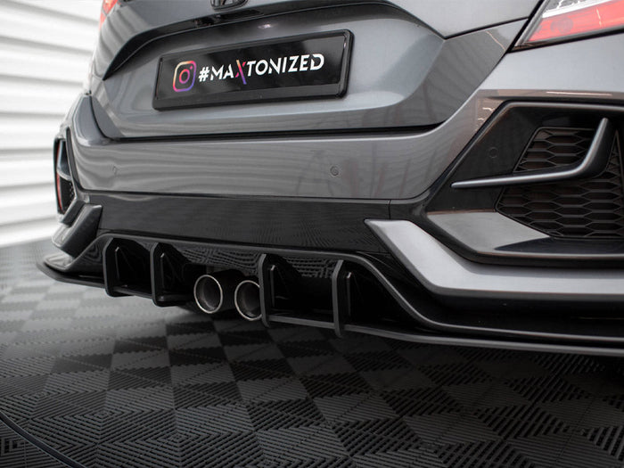 Maxton Design - STREET PRO REAR DIFFUSER HONDA CIVIC SPORT MK 10 Facelift