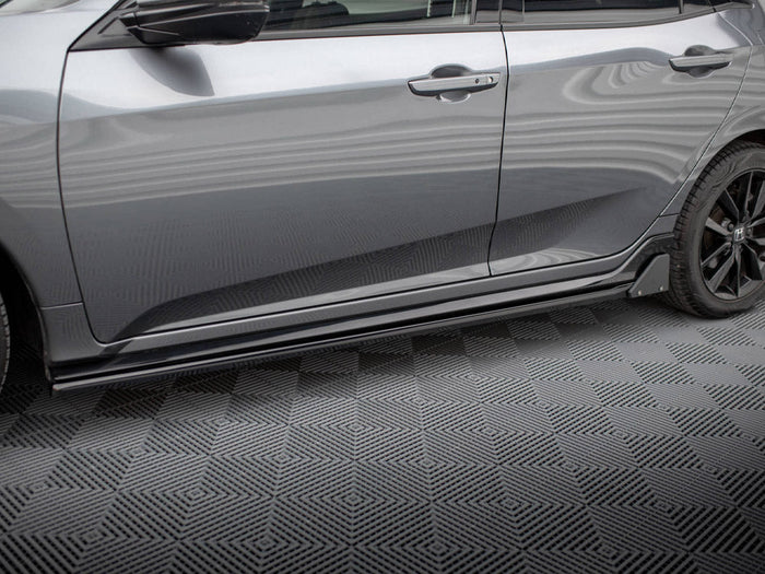 Maxton Design - SIDE SKIRTS DIFFUSERS + FLAPS HONDA CIVIC SPORT MK 10