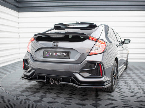 Maxton Design - REAR SPLITTER (VERTICAL BARS) HONDA CIVIC SPORT MK 10 Facelift