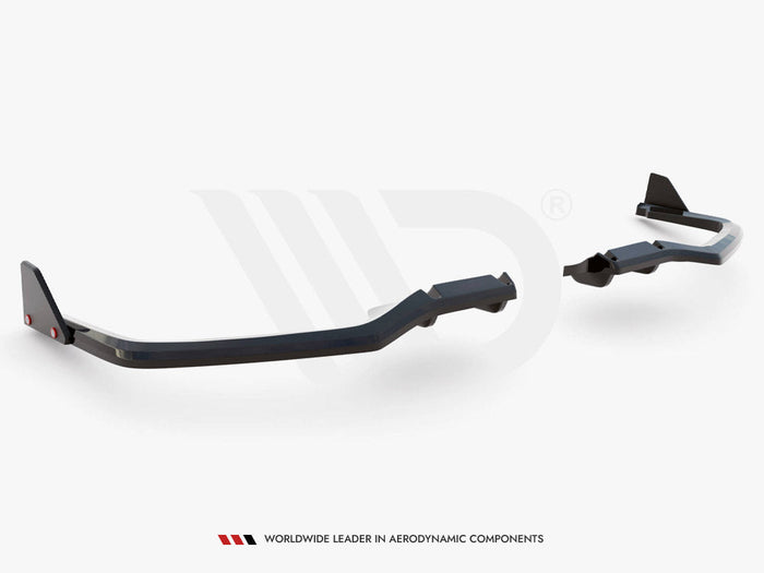 Maxton Design - Rear Splitter V.1 (Vertical Bars) + Flaps Honda Civic Sport Mk10 Facelift