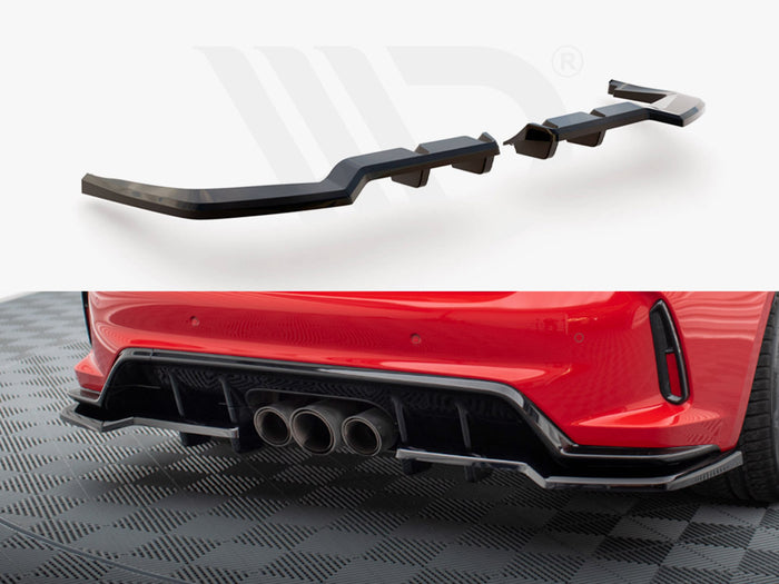 Honda Civic Type-R Mk 11 Central Rear Splitter (Vertical Bars) V.1 - Maxton Design
