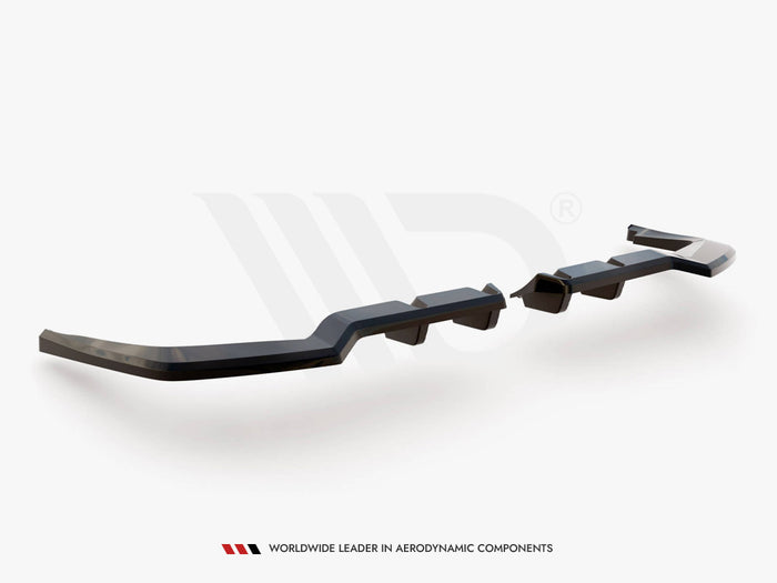 Honda Civic Type-R Mk 11 Central Rear Splitter (Vertical Bars) V.1 - Maxton Design