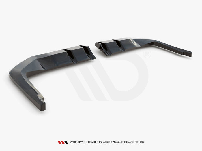 Honda Civic Type-R Mk 11 Central Rear Splitter (Vertical Bars) V.1 - Maxton Design
