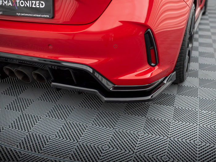Honda Civic Type-R Mk 11 Central Rear Splitter (Vertical Bars) V.2 - Maxton Design