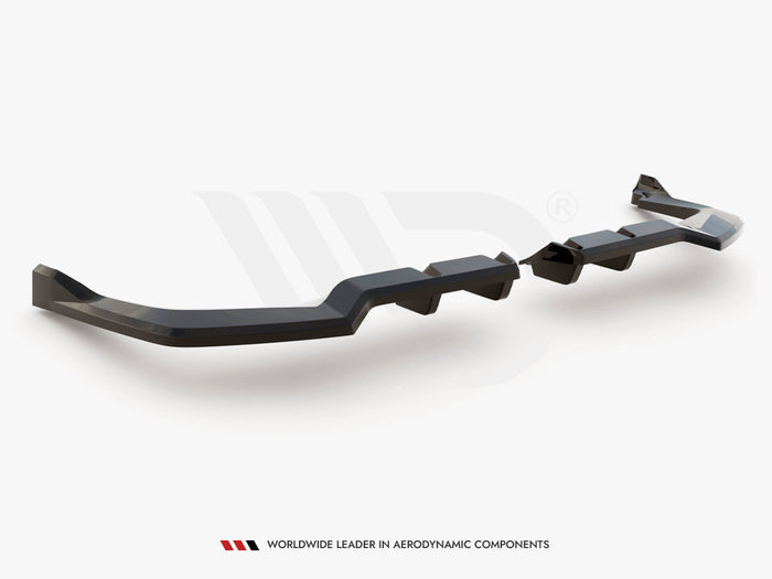 Honda Civic Type-R Mk 11 Central Rear Splitter (Vertical Bars) V.2 - Maxton Design