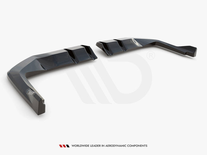 Honda Civic Type-R Mk 11 Central Rear Splitter (Vertical Bars) V.2 - Maxton Design