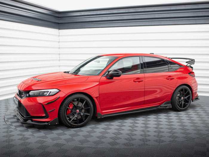 Maxton Design - SIDE SKIRTS DIFFUSERS V.1 + FLAPS HONDA CIVIC TYPE-R MK 11
