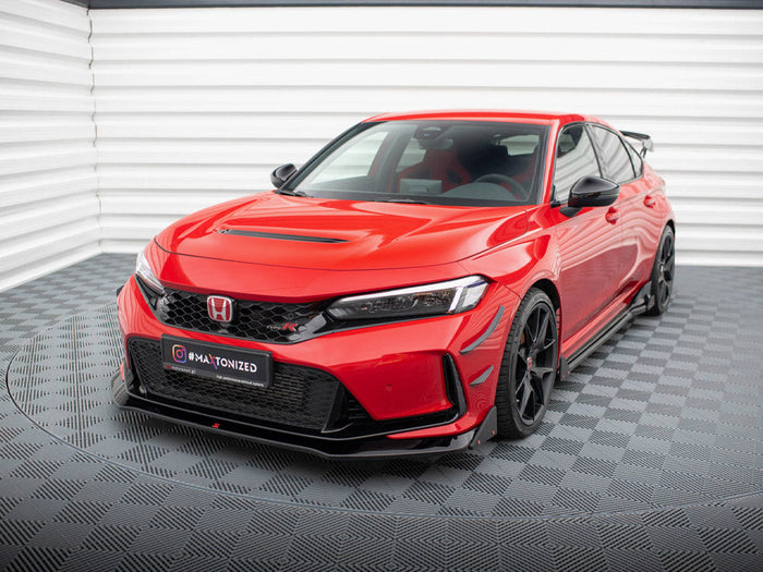 Maxton Design - FRONT SPLITTER V.1 + FLAPS HONDA CIVIC TYPE-R MK 11