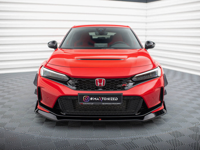 Maxton Design - FRONT SPLITTER V.1 + FLAPS HONDA CIVIC TYPE-R MK 11