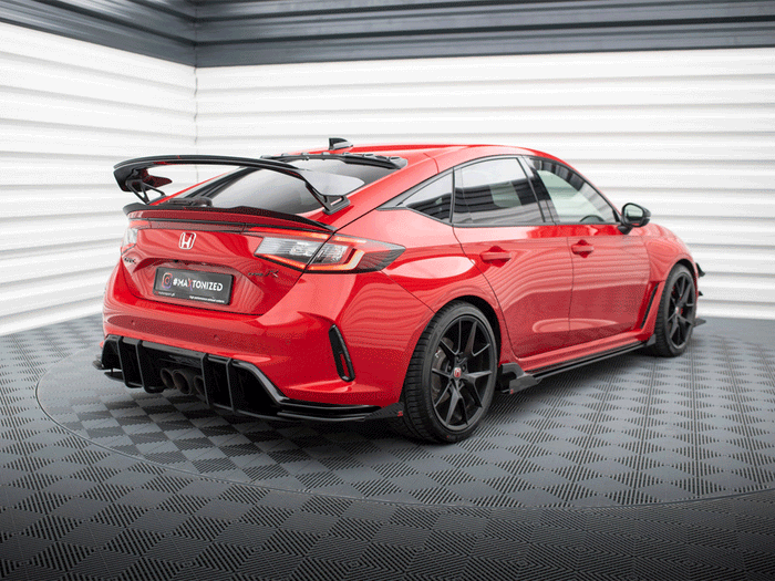 Maxton Design - STREET PRO REAR DIFFUSER + FLAPS HONDA CIVIC TYPE-R MK 11
