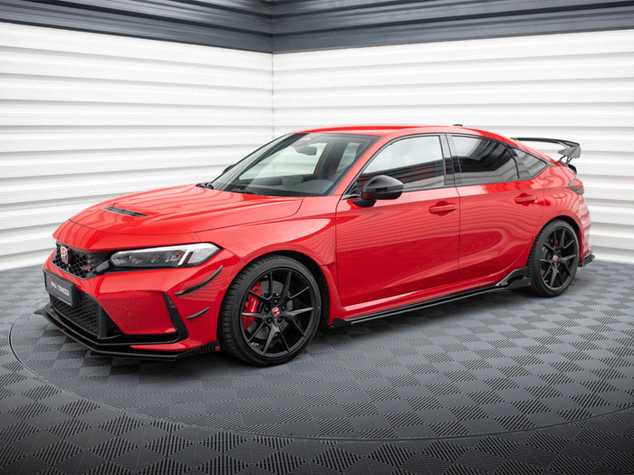 Maxton Design - STREET PRO SIDE SKIRTS DIFFUSERS + FLAPS HONDA CIVIC TYPE-R MK 11